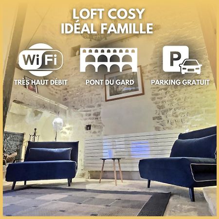 Chez Lydia - Loft Cosy, Depart Canoe A Pied, Proche Pont-Du-Gard Et Uzes Remoulins Bagian luar foto